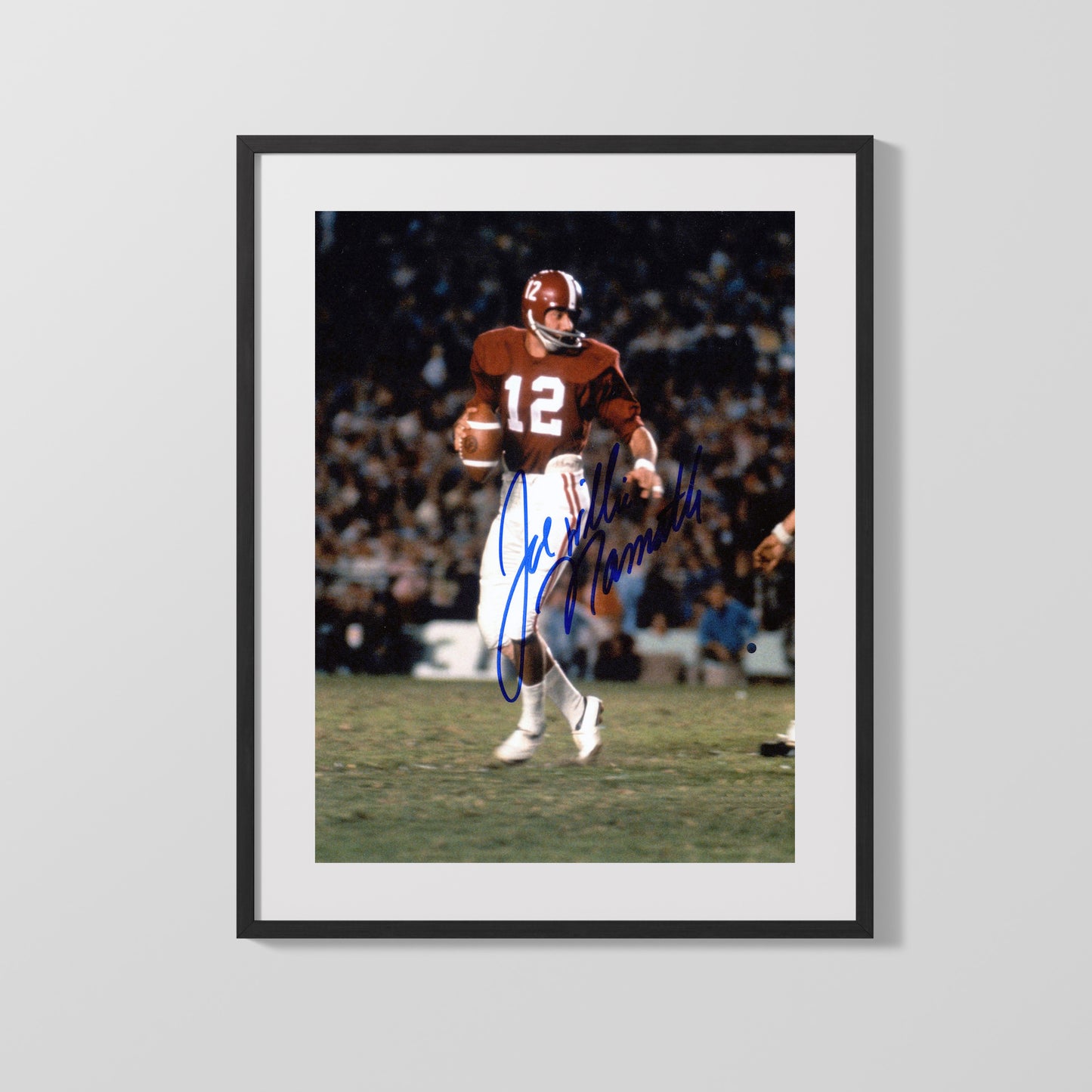 Alabama Autograph Print - Joe Namath - Broadway Joe Beginnings