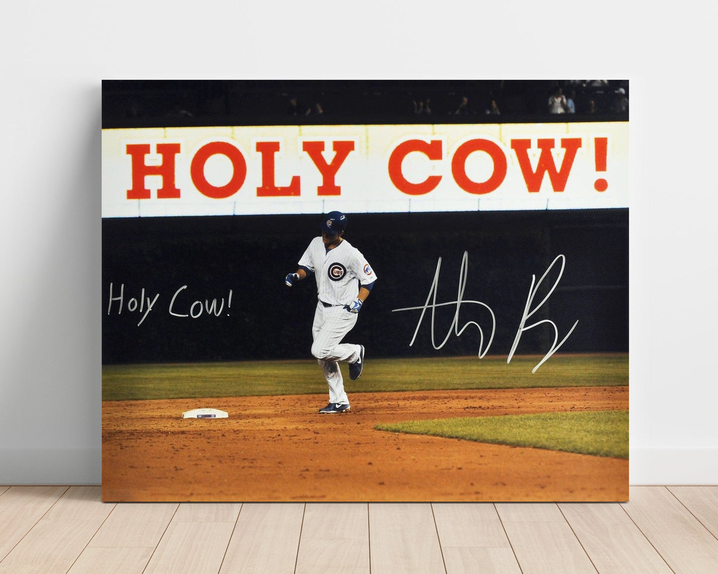 Anthony Rizzo Autograph Poster - Holy Cow Moment - Wrigley Legend