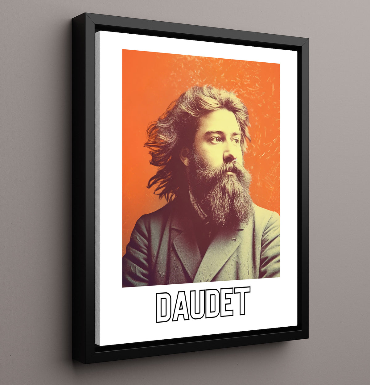 Alphonse Daudet - French Storyteller of Provincial Life and Character - 16x20 Framed Canvas
