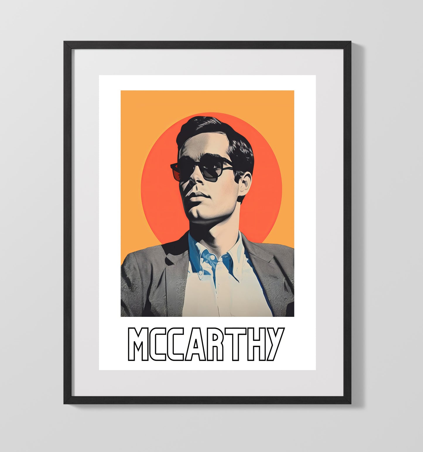 Cormac McCarthy - Stark Chronicler of the American Frontier - Gallery Frame literary wall art