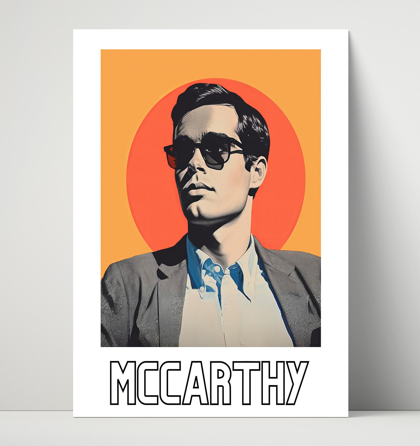Cormac McCarthy 16x20 Unframed Print wall art print – Author Portraits decor