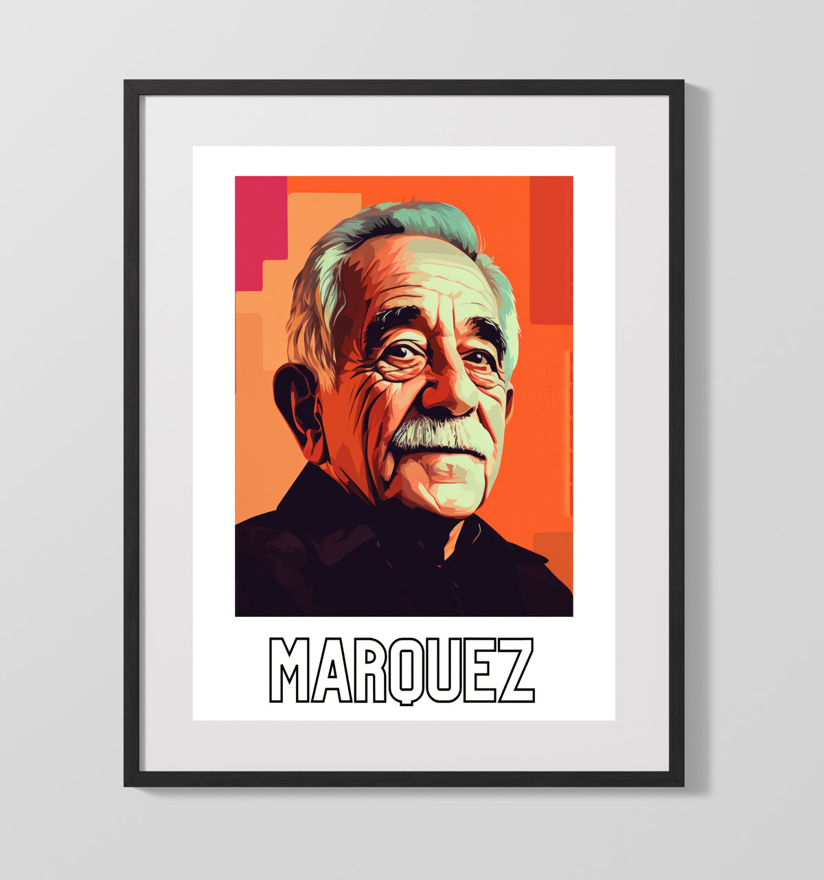 Gabriel Garcia Marquez - Magical Realism Storytelling Legend - Gallery Frame literary wall art
