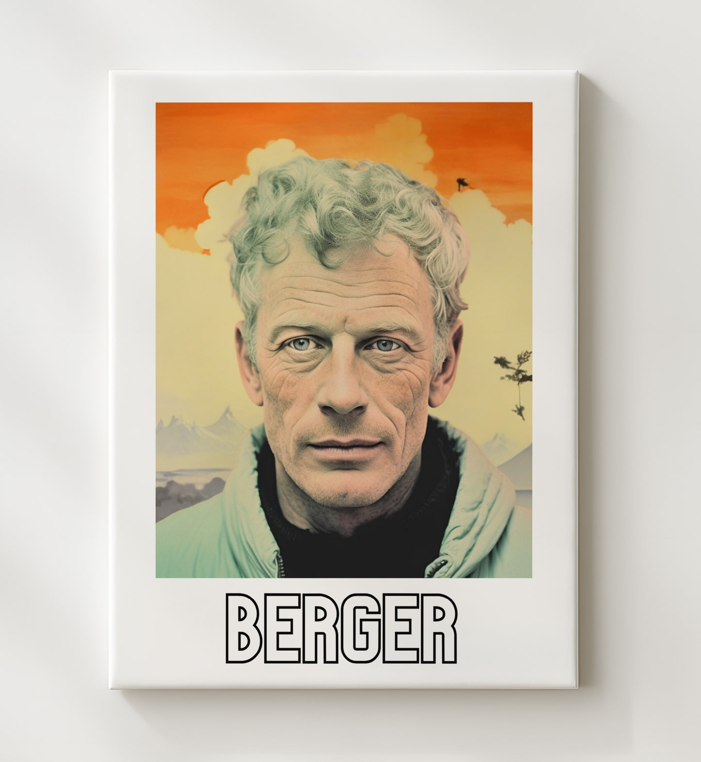 Jostein Gaarder 16x20 Unframed Print wall art print – Author Portraits decor
