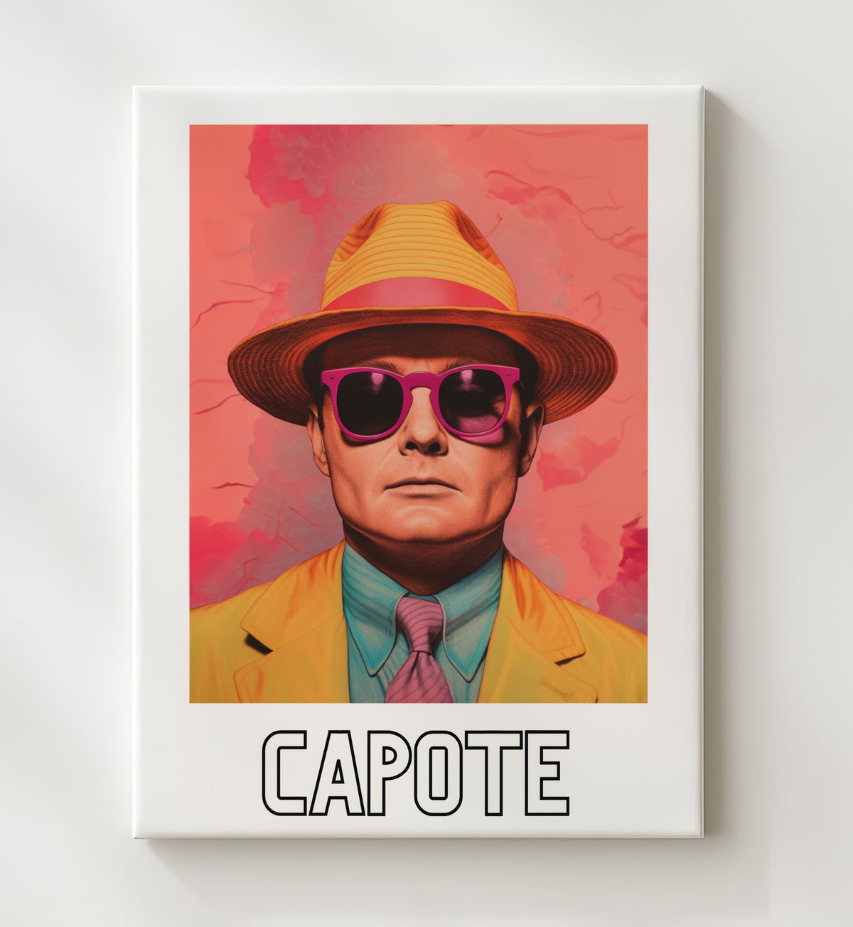 Truman Capote - Literary Journalist and Southern Gothic Voice - 20x24 Canvas