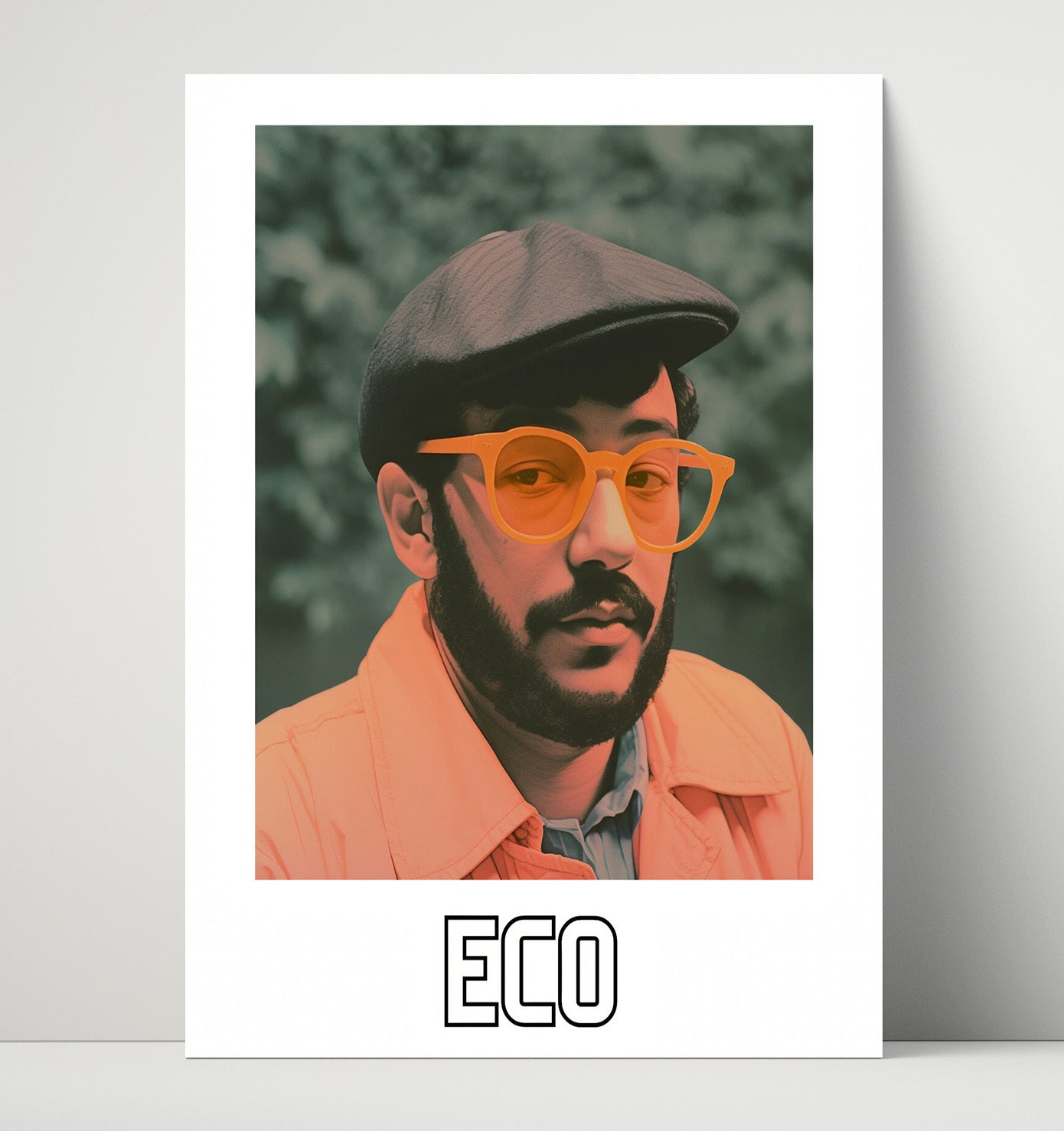 Umberto Eco 16x20 Unframed Print wall art print – Author Portraits decor