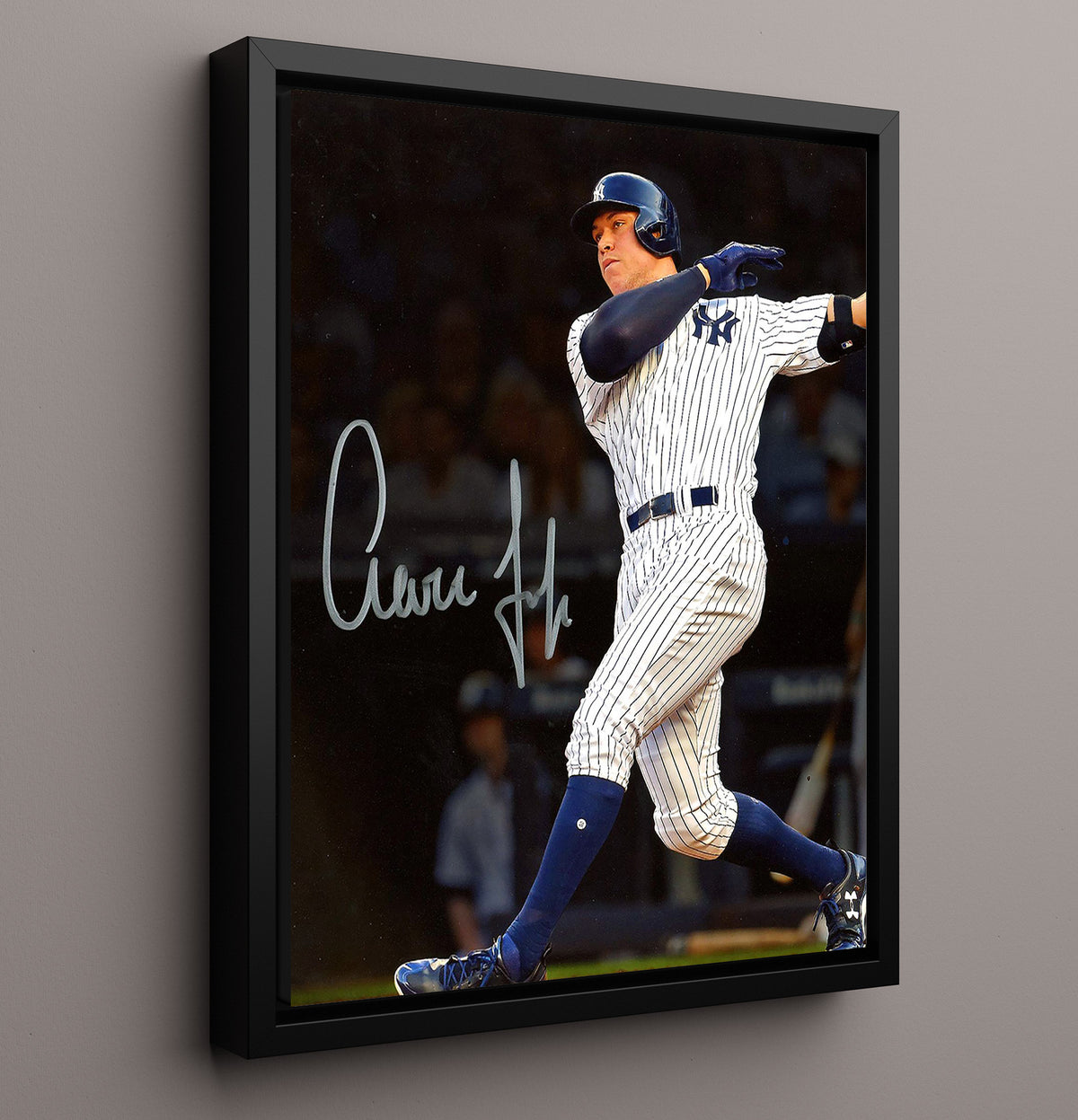 Aaron Judge - New York power swing 8x10 Framed Canvas baseball wall art