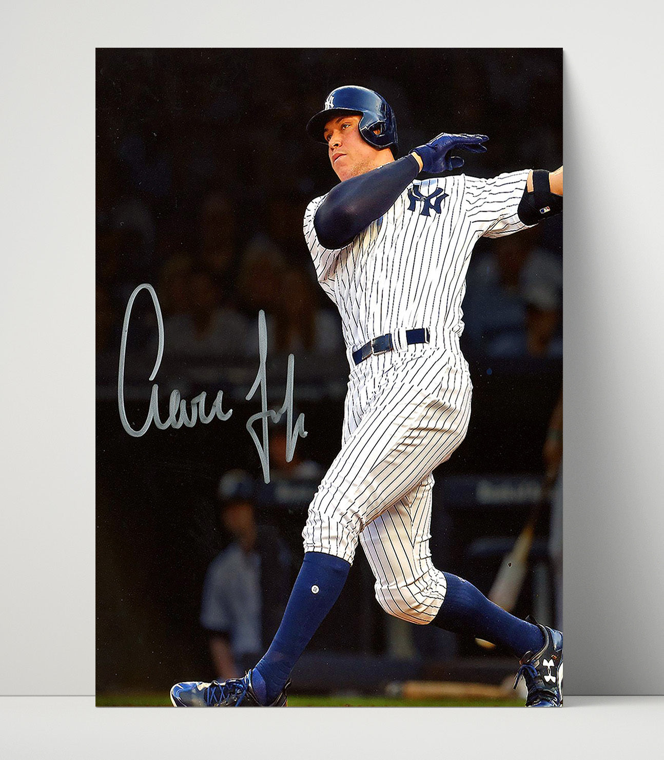 Aaron Judge - New York power swing Baseball Wall Art 16x20 Unframed Print wall art print – Baseball Wall Art decor