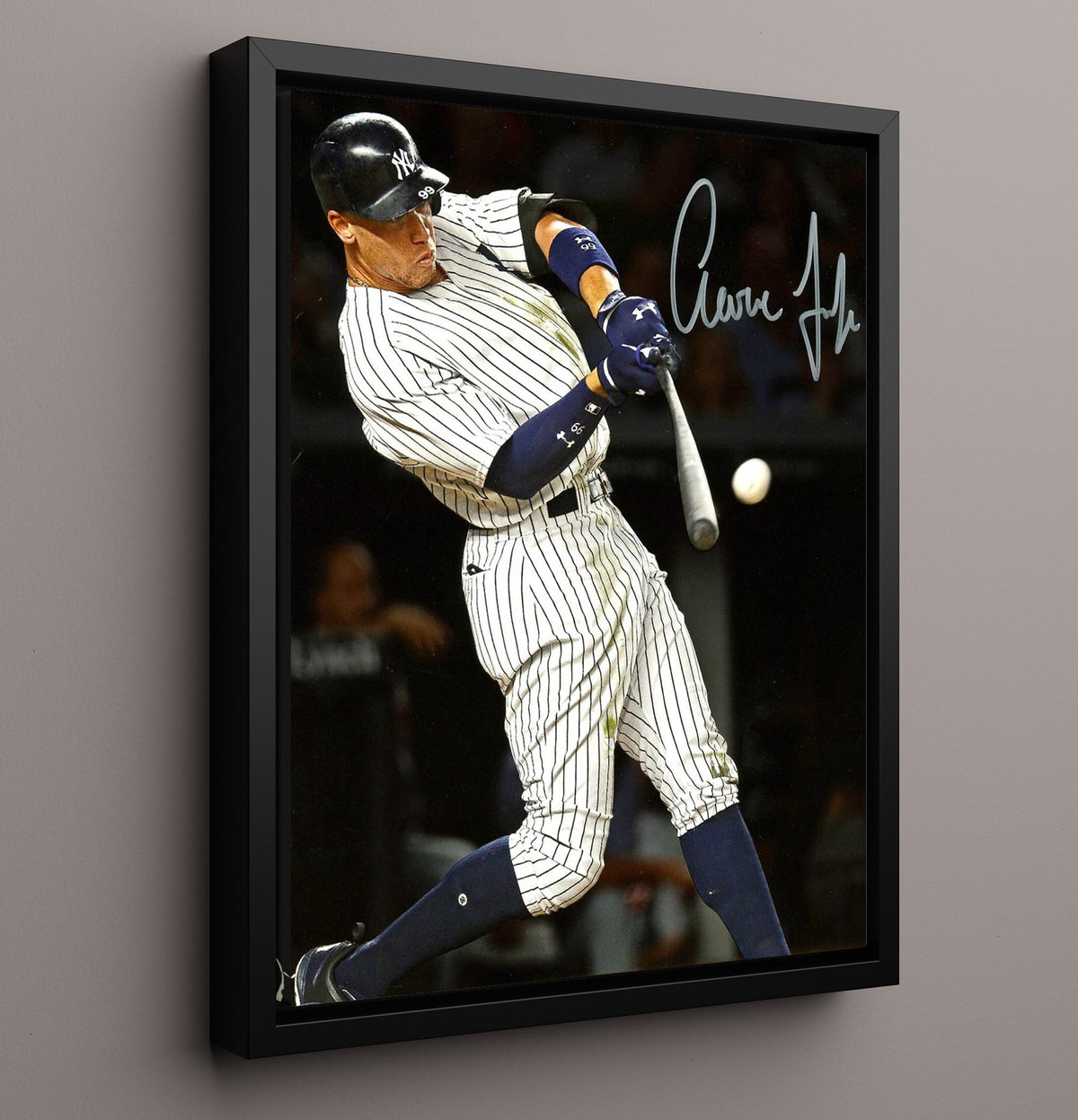 Aaron Judge - New York power swing 2017 8x10 Framed Canvas baseball wall art