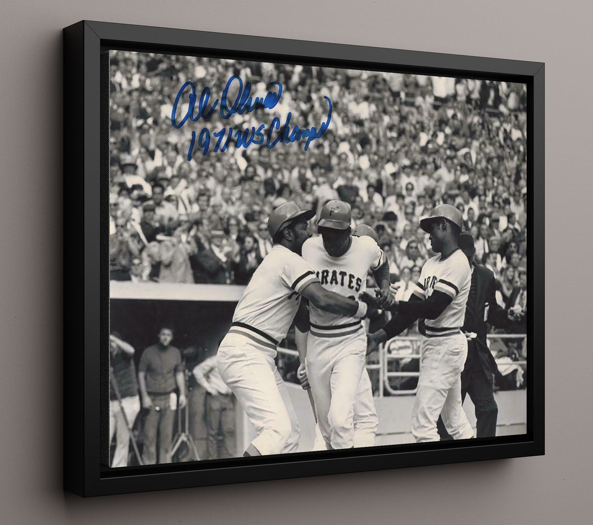 Al Oliver - 1971 Series Champions 8x10 Framed Canvas baseball wall art