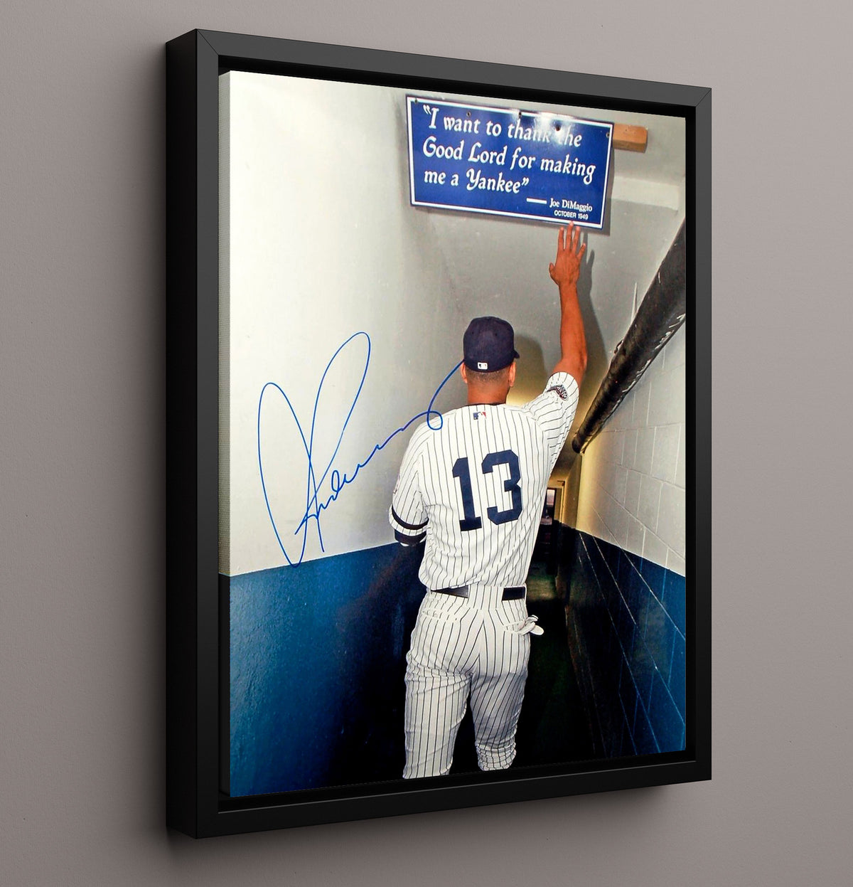 Alex Rodriguez - Yankee Stadium Tunnel Tribute 8x10 Framed Canvas baseball wall art