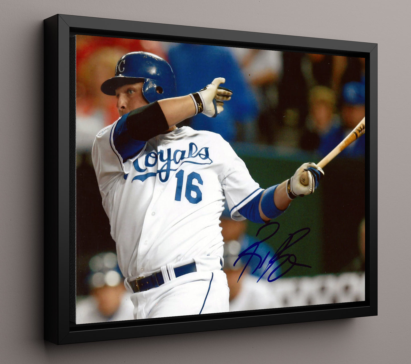 Billy Butler - Royals Slugger 8x10 Framed Canvas baseball wall art