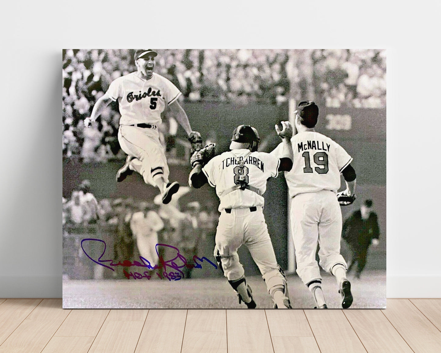 Brooks Robinson - 1966 Series Celebration Baseball Wall Art 16x20 Unframed Print wall art print – Baseball Wall Art decor