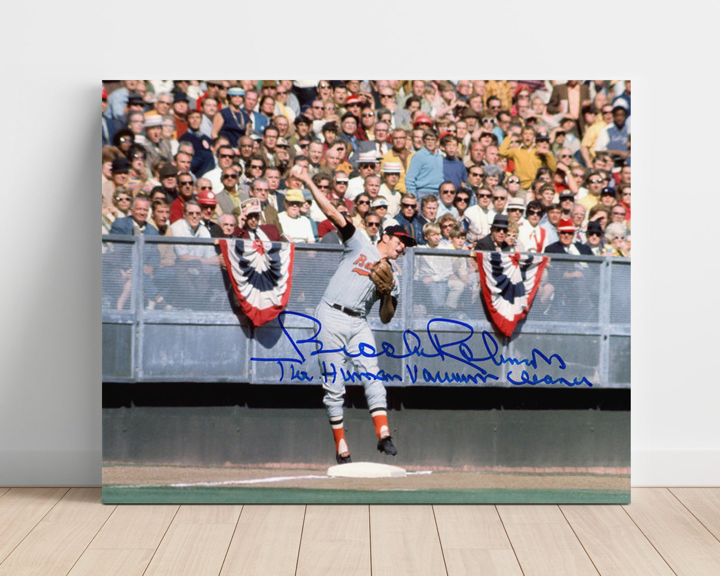 Brooks Robinson - Human Vacuum Cleaner Baseball Wall Art 16x20 Unframed Print wall art print – Baseball Wall Art decor