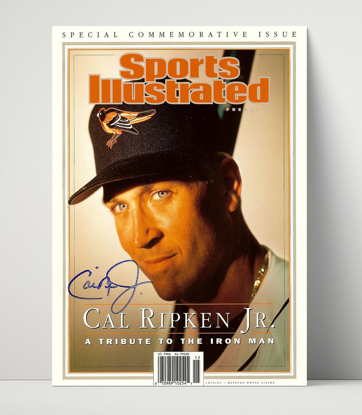 Cal Ripken Jr. – A Tribute to the Iron Man SI unframed baseball poster print