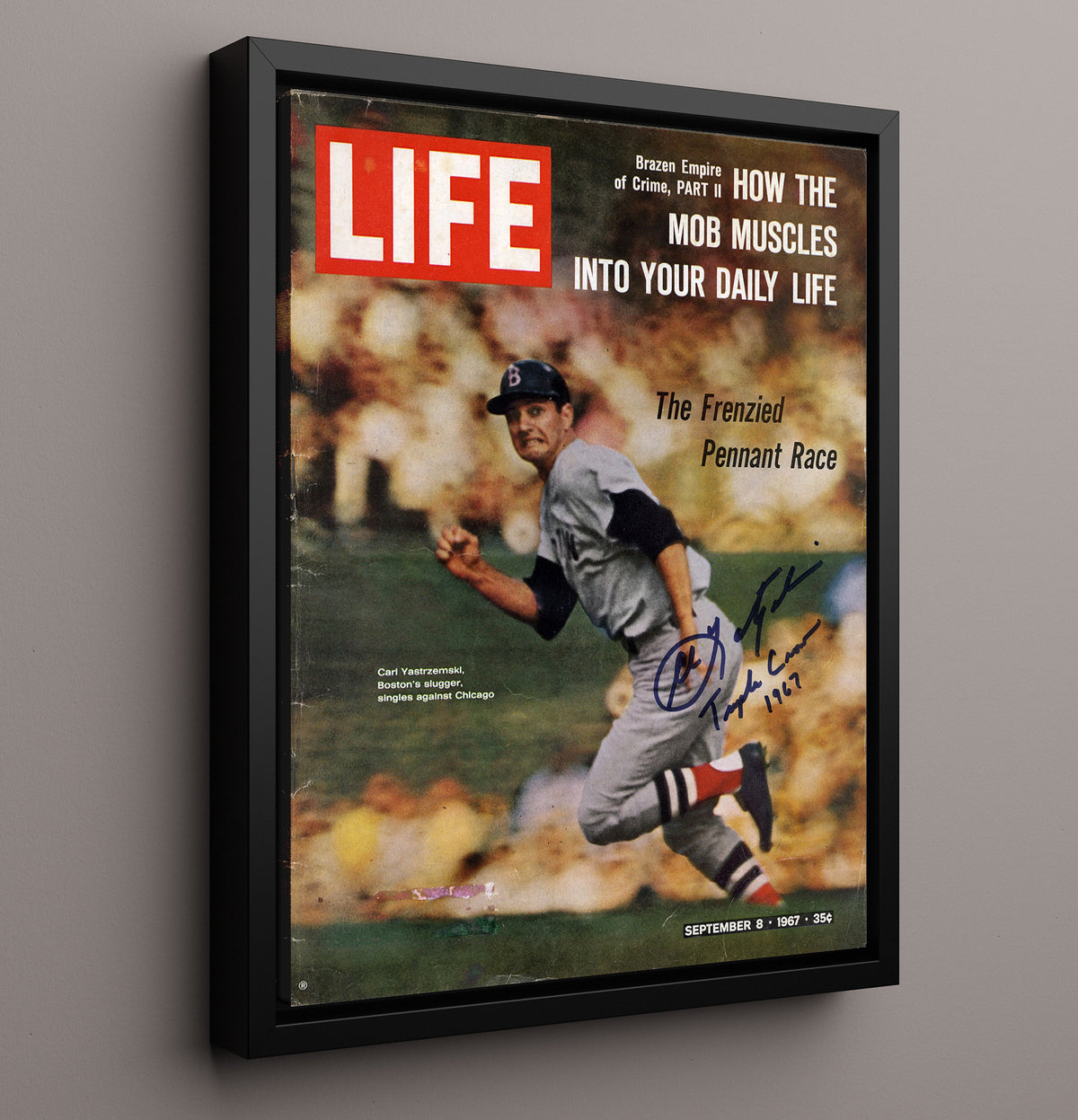 Carl Yastrzemski - SI Cover 8x10 Framed Canvas baseball wall art