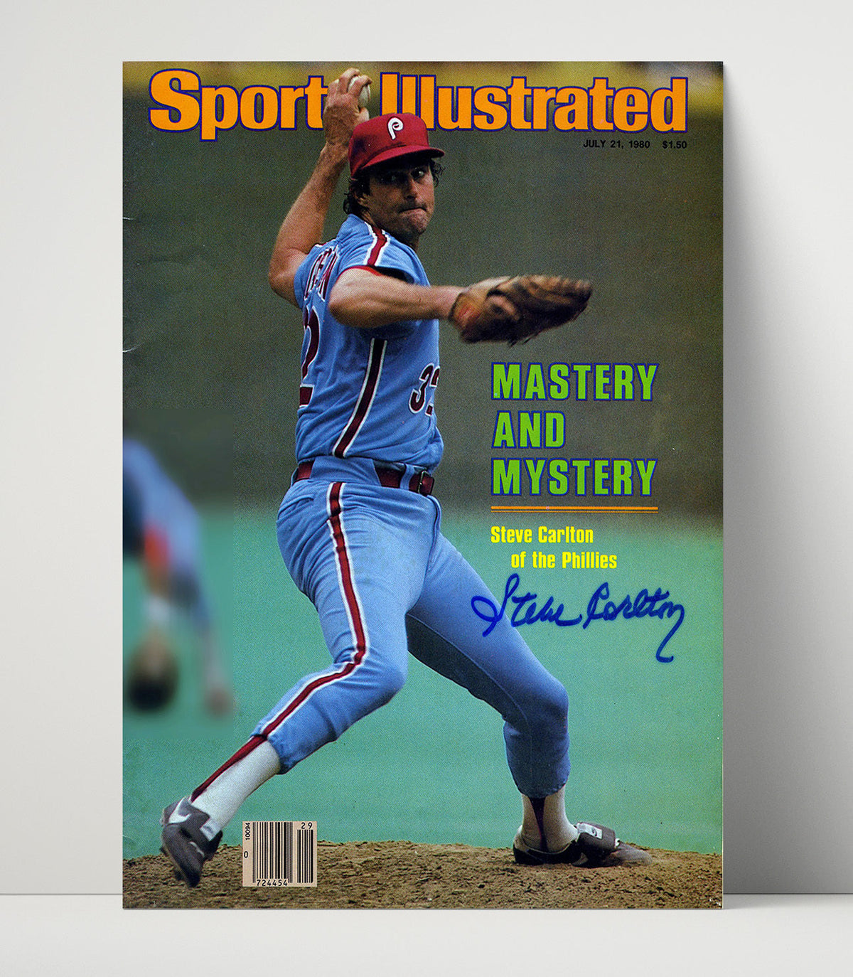 Steve Carlton – Pitching Legend SI unframed baseball poster print
