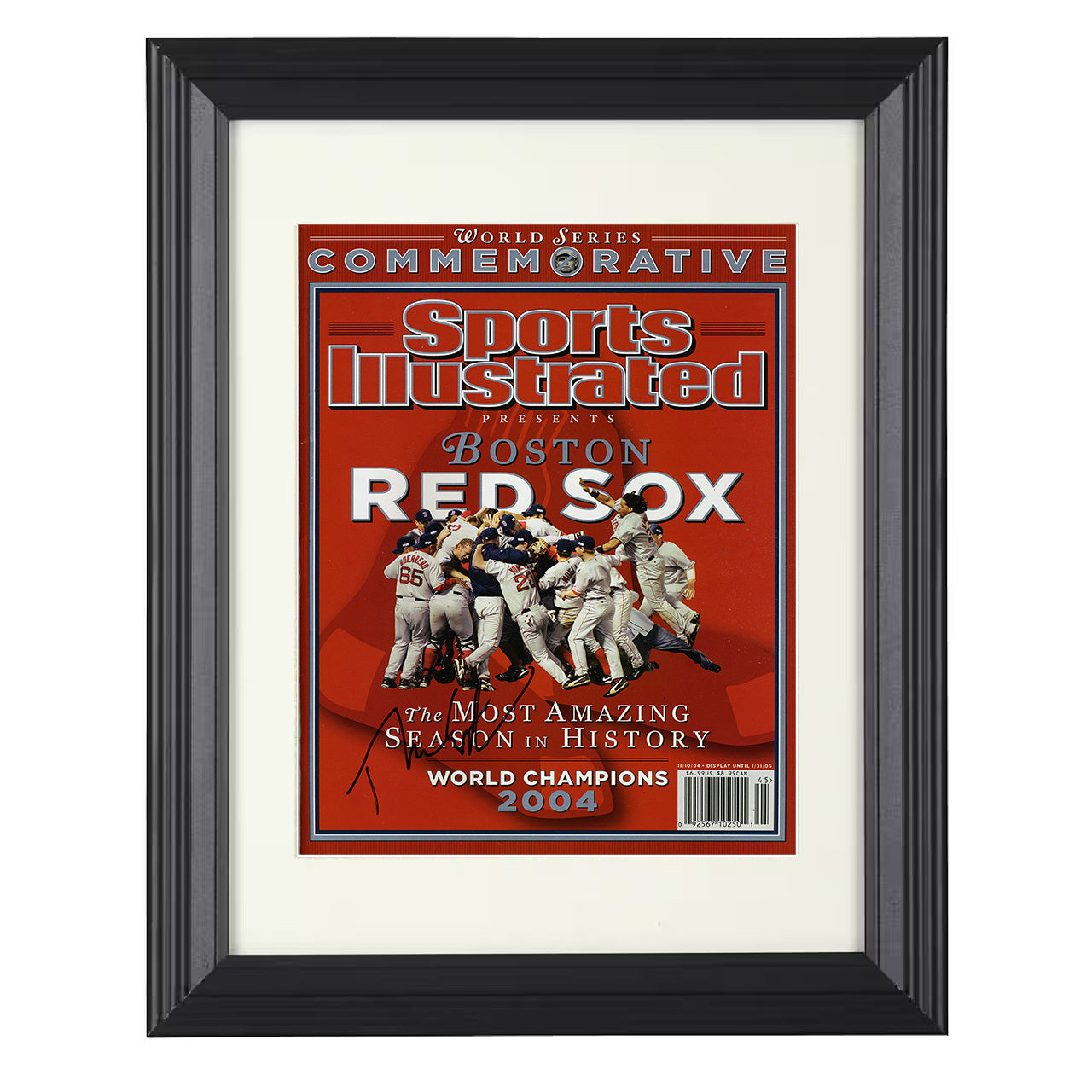 Chicago Baseball - World Champions front-office triumph SI Cover 2005 8x10 black beveled framed baseball wall art