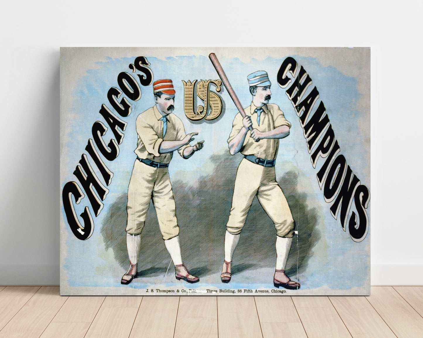 Chicago Champions - Historic Team Celebration Baseball Wall Art 16x20 Unframed Print wall art print – Baseball Wall Art decor