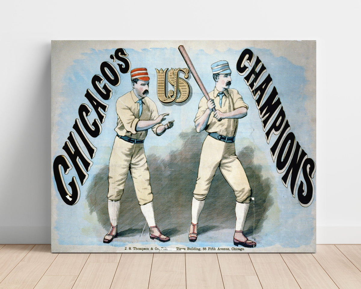 Chicago Champions – Historic Team Celebration unframed baseball poster print