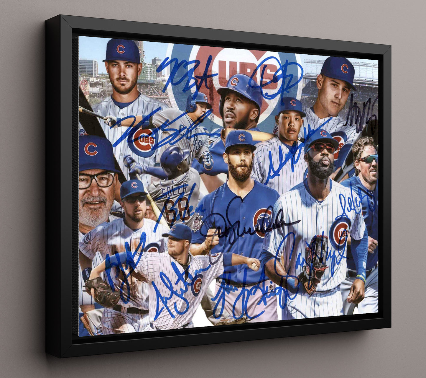 Chicago Baseball - 2016 Series Champions 8x10 Framed Canvas baseball wall art