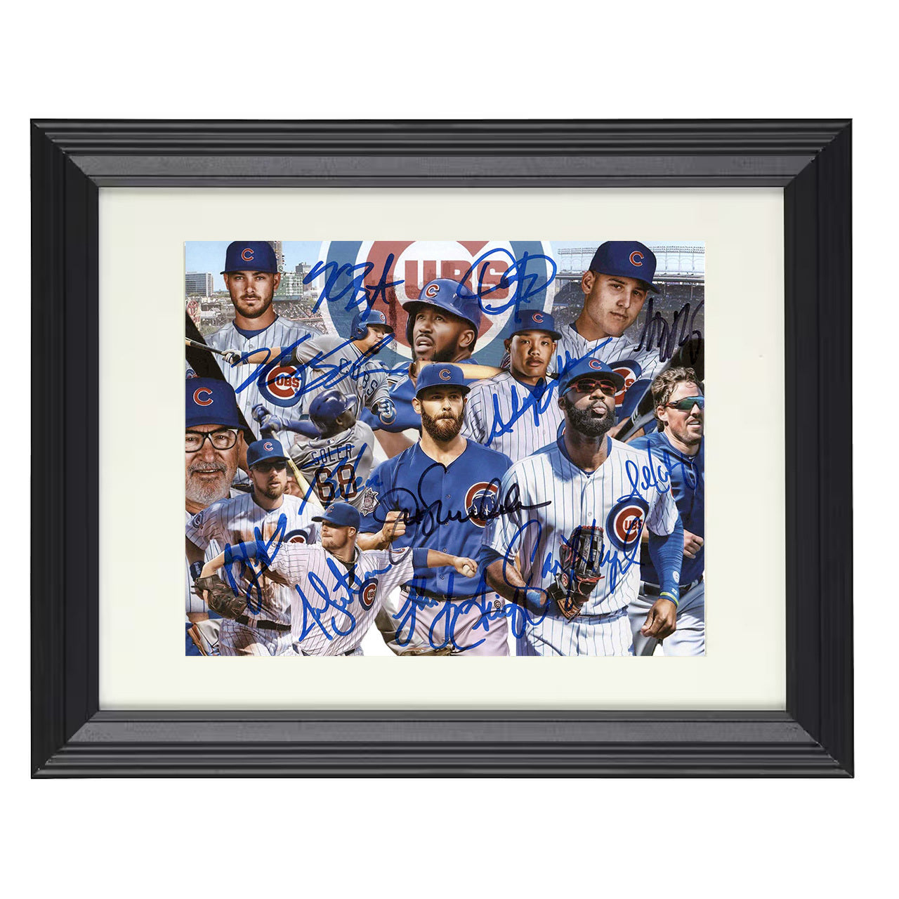 Chicago Cubs - 2016 Series Champions 8x10 black beveled framed baseball wall art