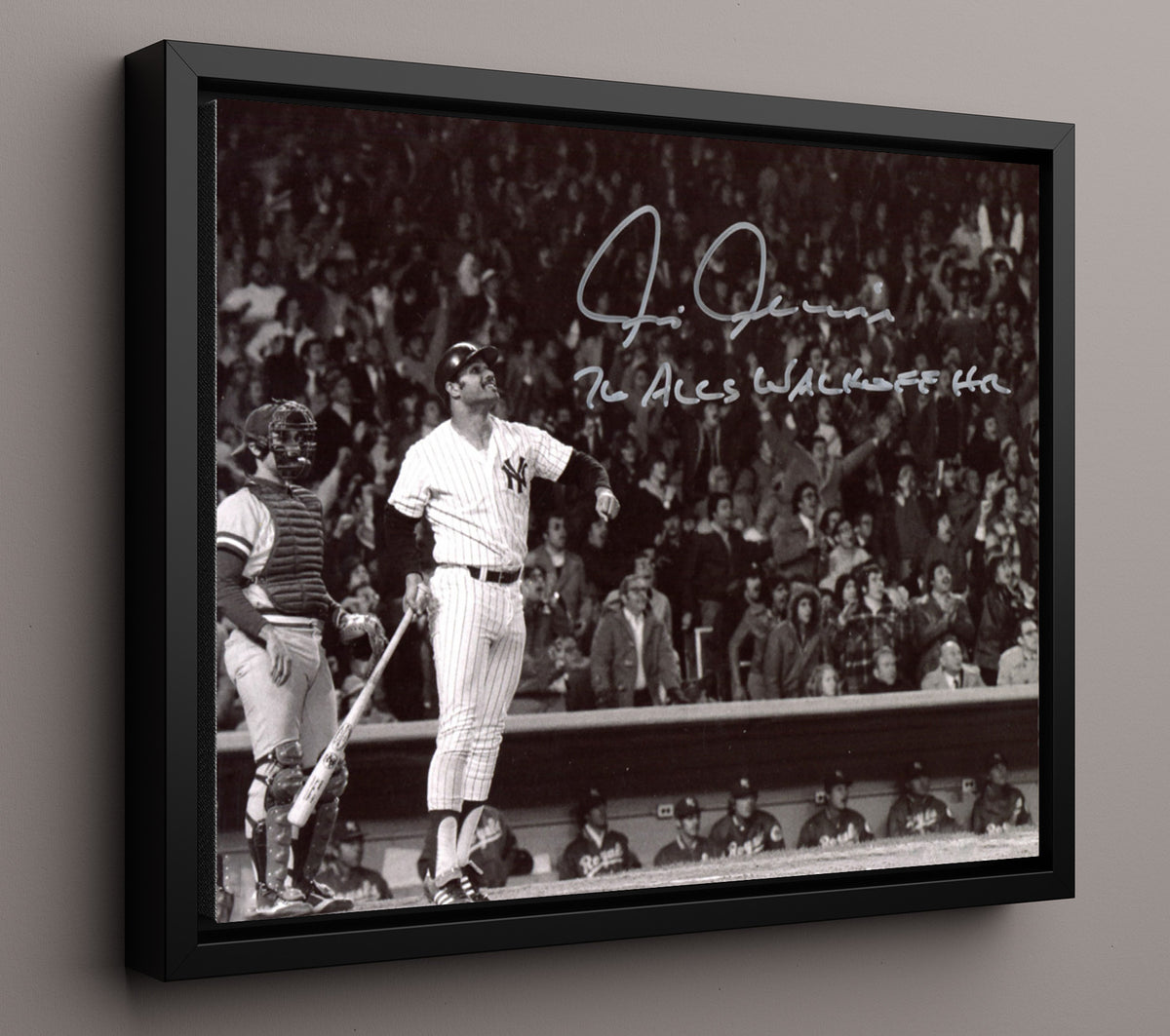 Chris Chambliss - ALCS walk-off Home Run 8x10 Framed Canvas baseball wall art