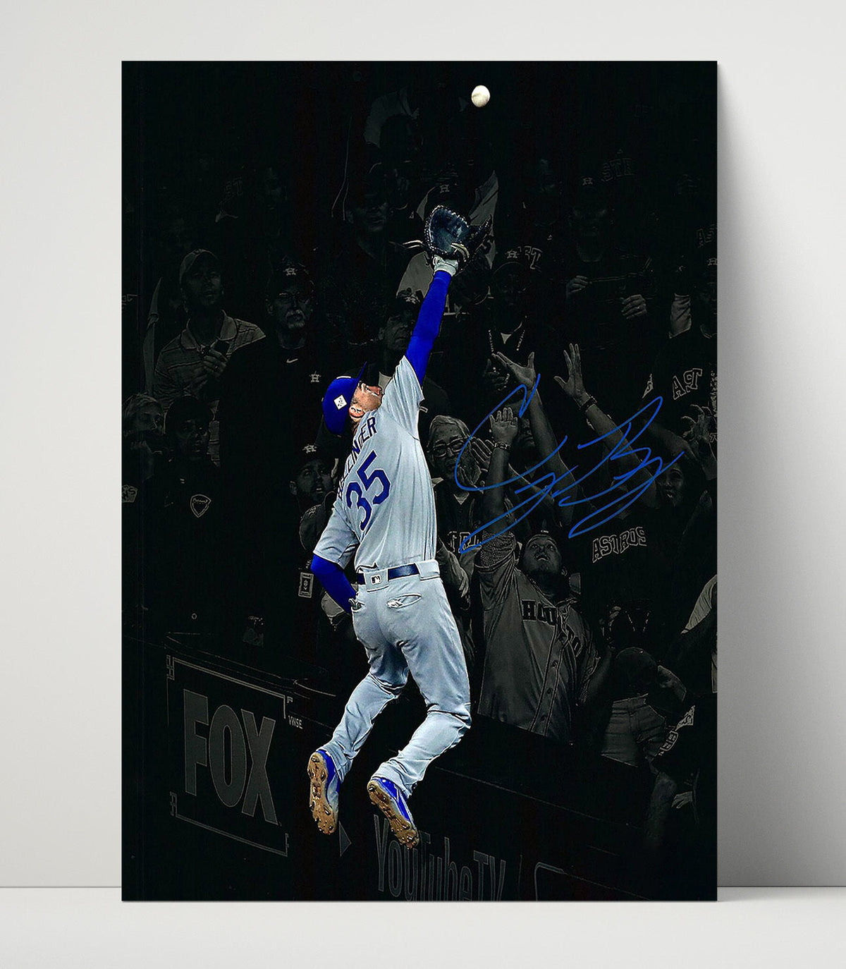 Cody Bellinger – Los Angeles Baseball Franchise Star unframed baseball poster print