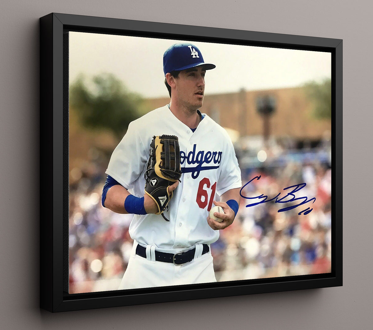 Cody Bellinger - Power Swing 8x10 Framed Canvas baseball wall art