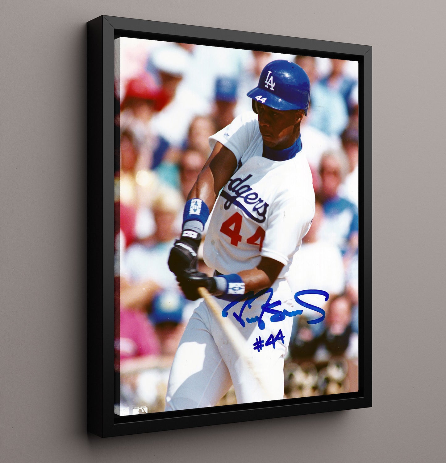 Darryl Strawberry - New York Baseball Power Hitter 8x10 Framed Canvas baseball wall art