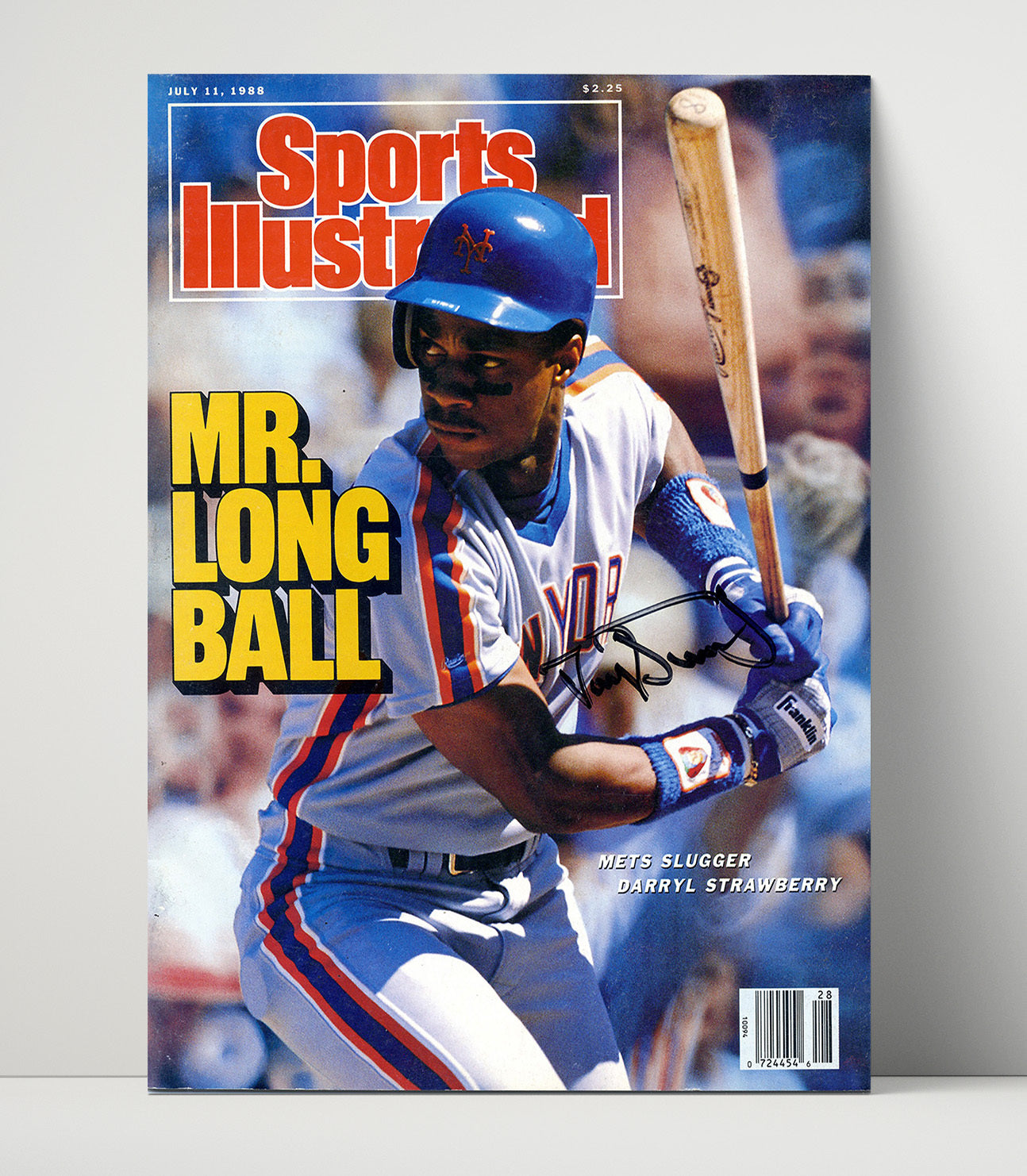 Darryl Strawberry - New York Baseball Slugger 1988 SI Cover Wall Art 16x20 Unframed Print wall art print – Baseball Wall Art decor