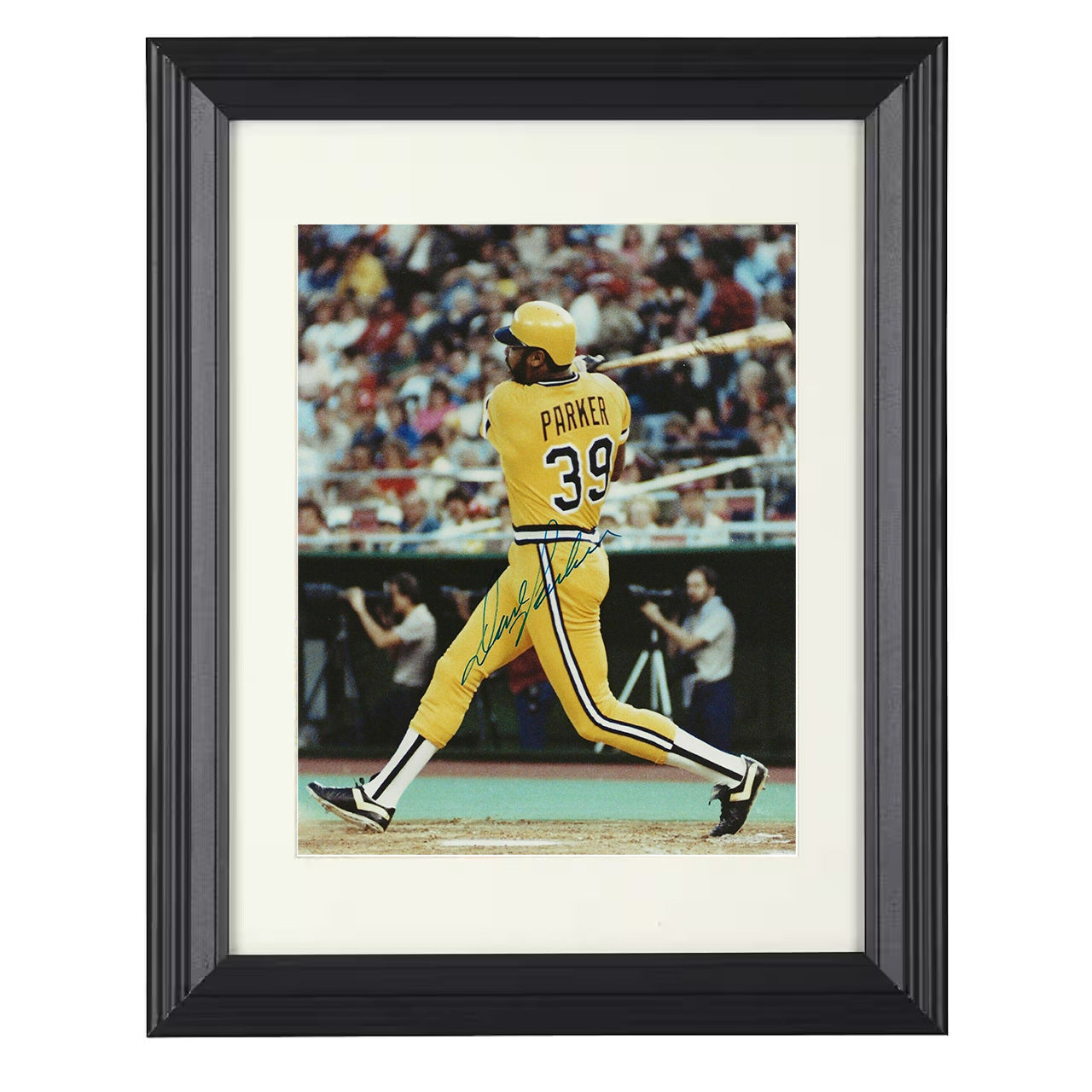 Dave Parker - Pittsburgh Baseball Slugger 39 8x10 black beveled framed baseball wall art