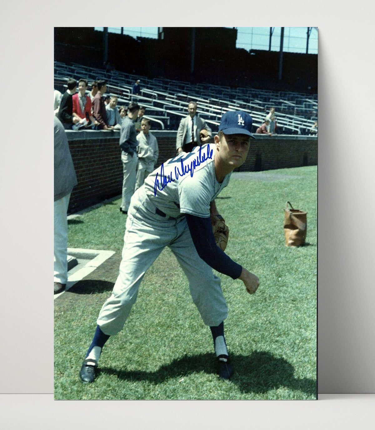 Don Drysdale – Los Angeles Baseball Power Pitcher unframed baseball poster print