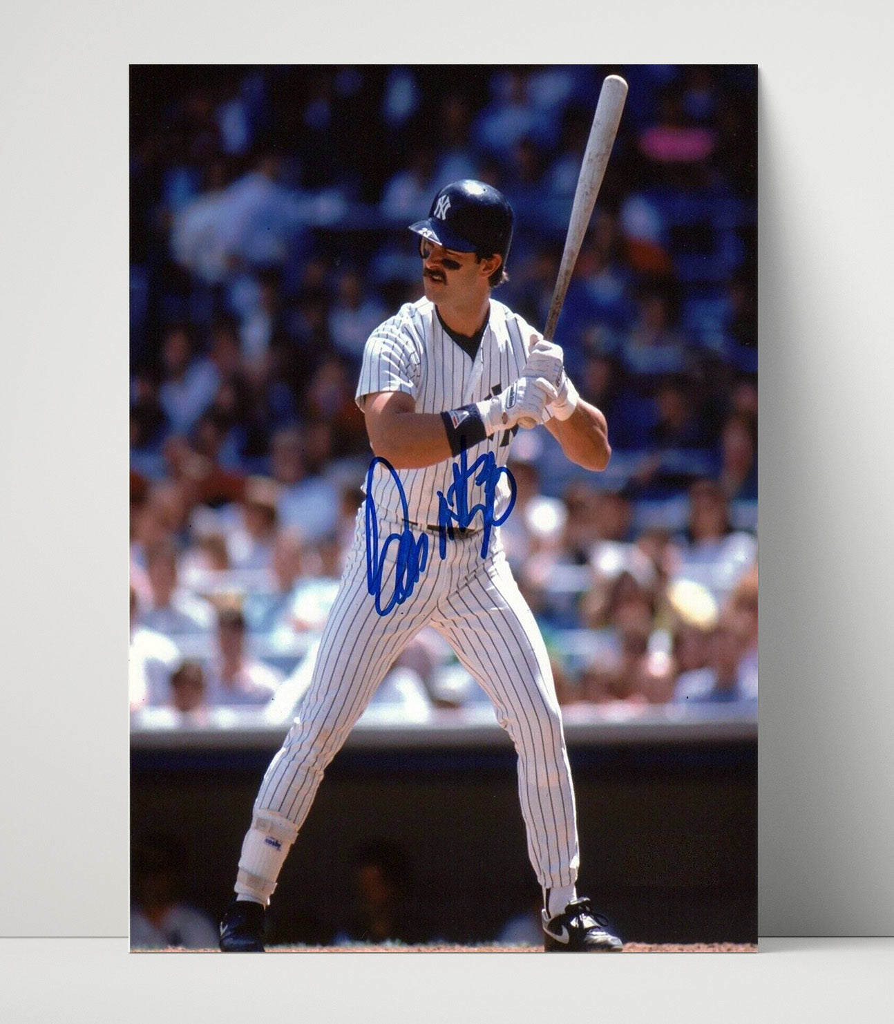 Don Mattingly - At the Plate Baseball Wall Art 16x20 Unframed Print wall art print – Baseball Wall Art decor