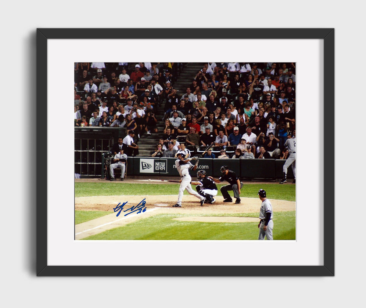 Eduardo Nunez - At Bat Home Plate View 16x20 Gallery Frame baseball wall art