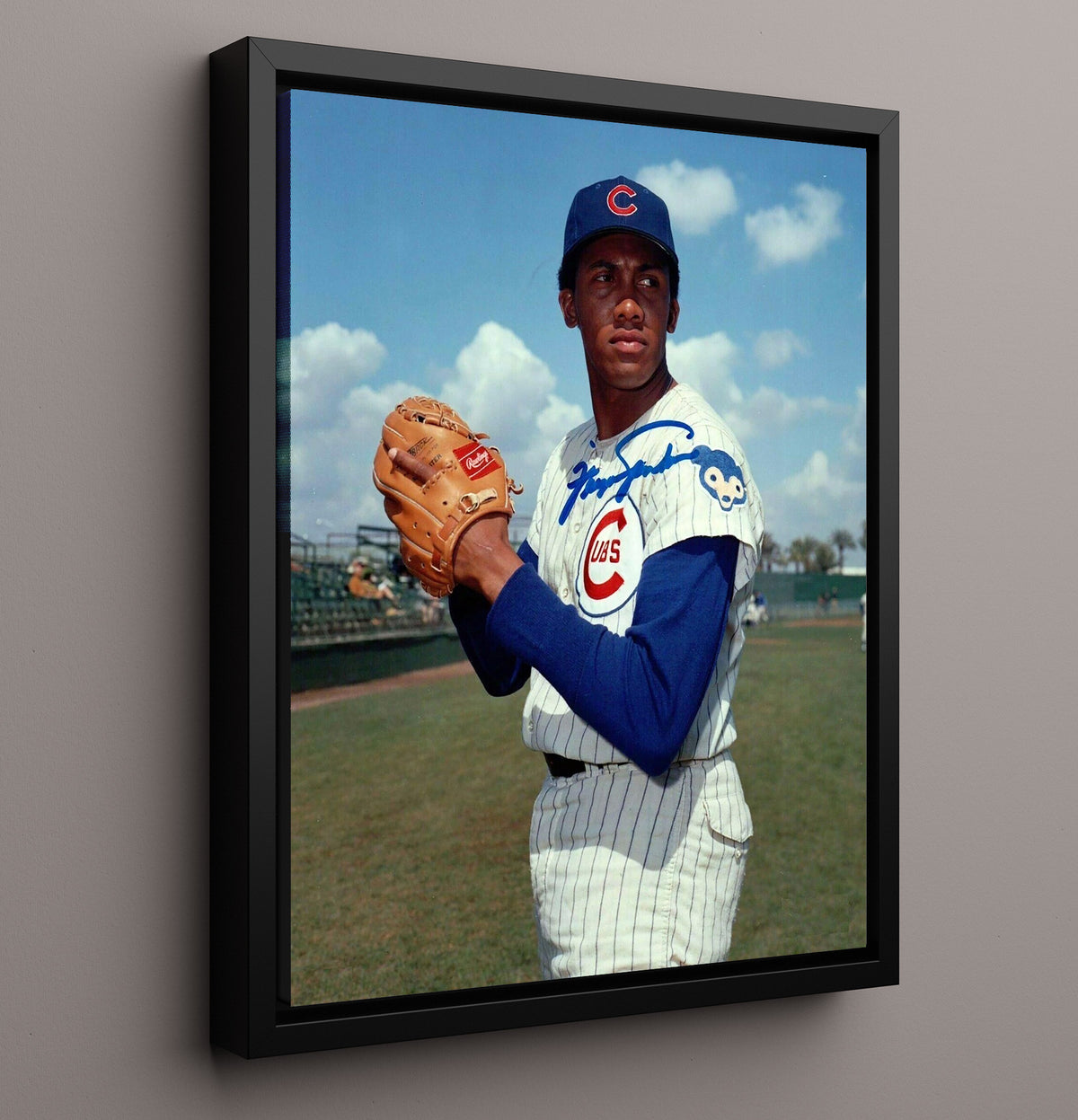 Fergie Jenkins - Chicago baseball Hall of Fame ace 8x10 Framed Canvas baseball wall art