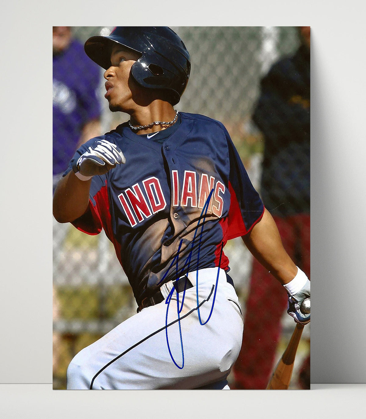 Francisco Lindor – Cleveland Baseball All-Star unframed baseball poster print