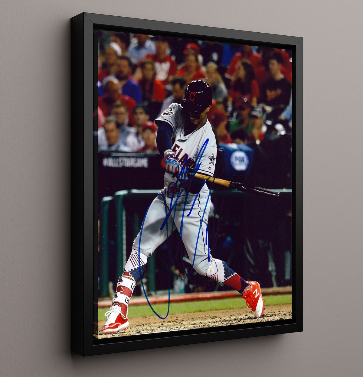 Francisco Lindor - Cleveland baseball franchise shortstop 8x10 Framed Canvas baseball wall art