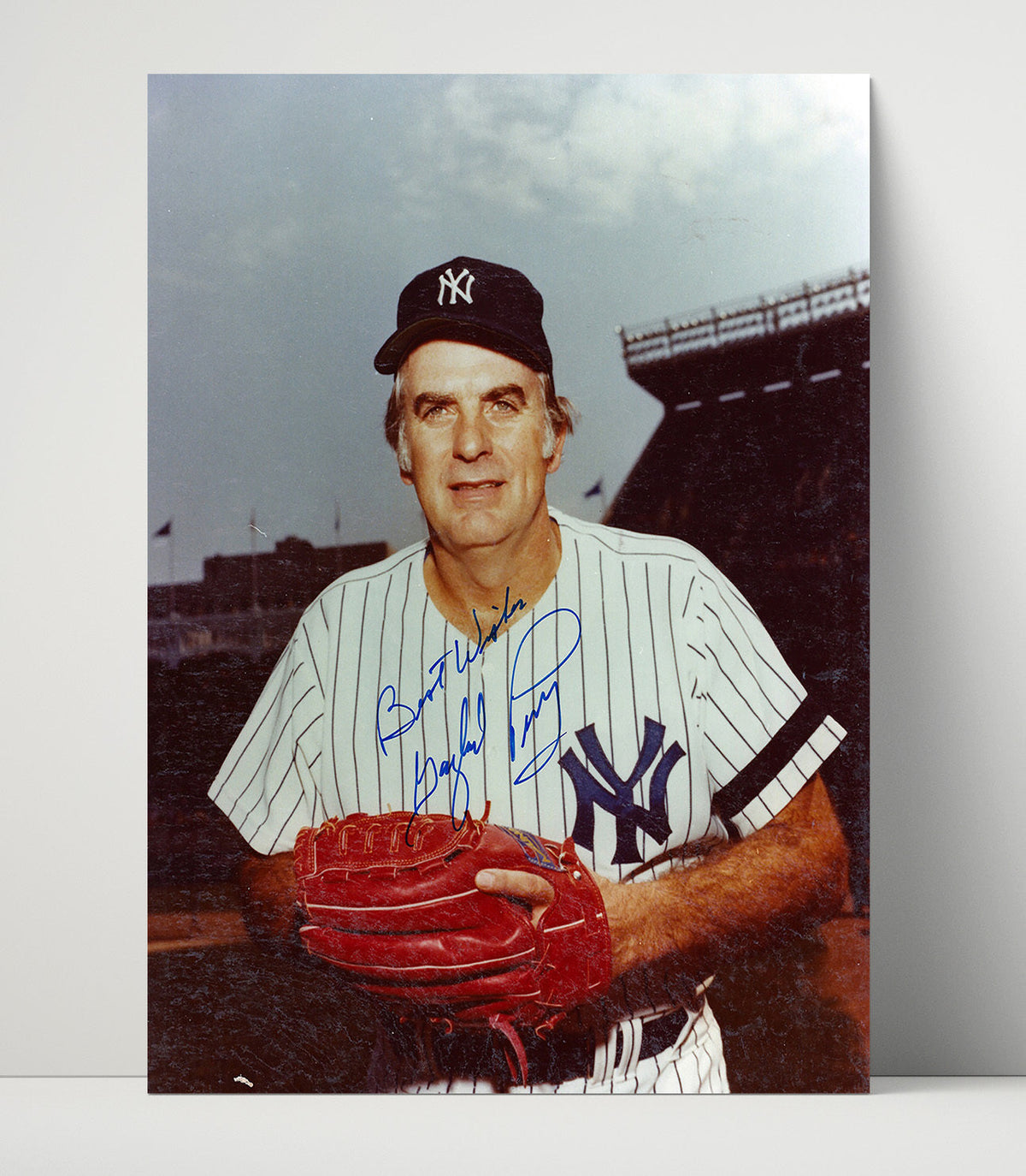 Gaylord Perry – San Francisco Baseball Hall of Fame unframed baseball poster print