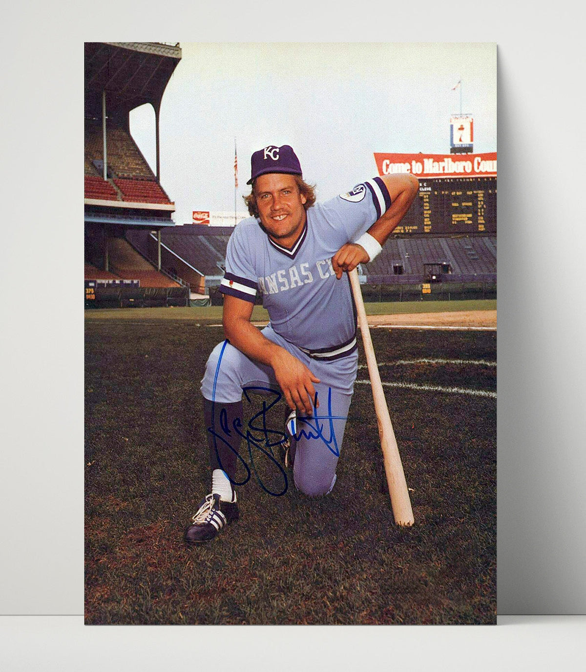 George Brett – Kansas City Baseball Legend unframed baseball poster print
