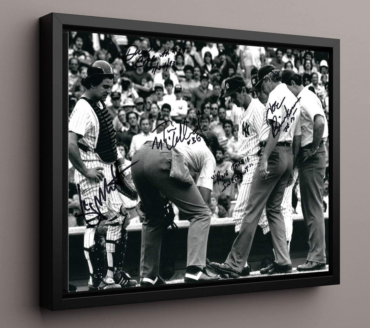 George Brett - Pine Tar Incident 8x10 Framed Canvas baseball wall art