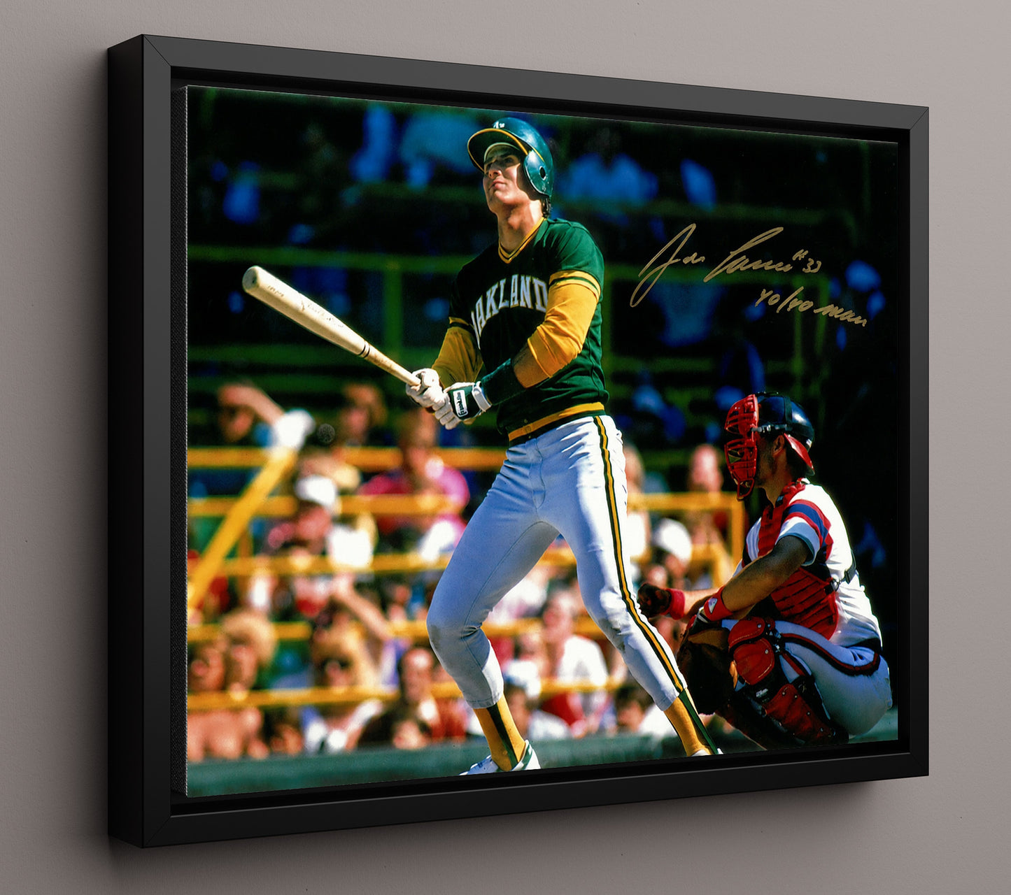 Jose Canseco - Forty Forty Power Pose 8x10 Framed Canvas baseball wall art