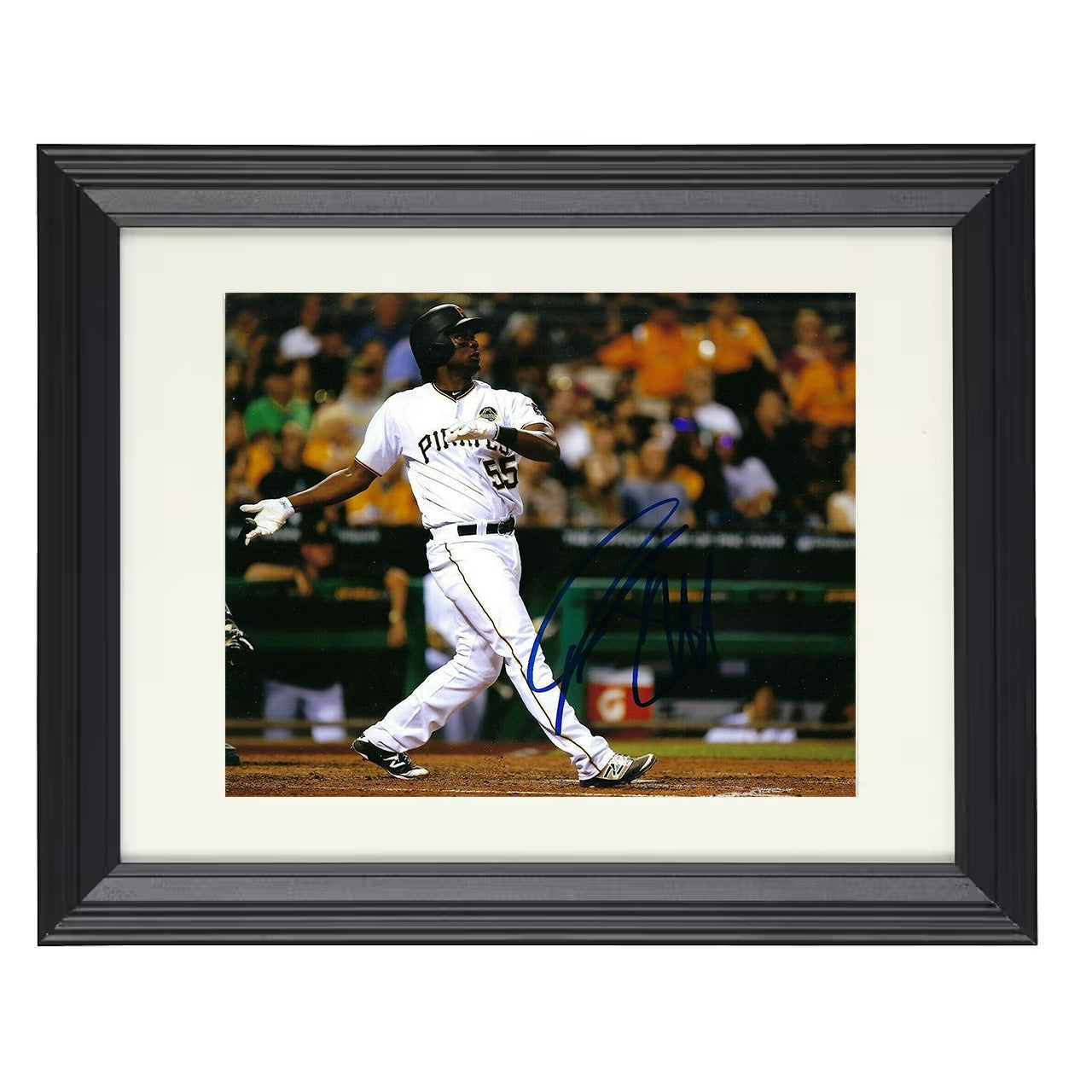 Josh Bell - Left Handed Power Swing 8x10 black beveled framed baseball wall art