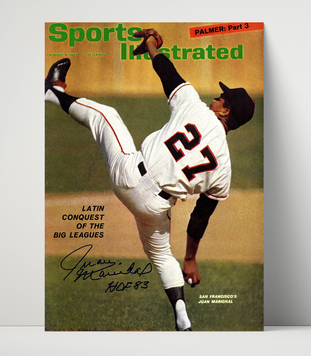 Juan Marichal – High Kick Delivery SI unframed baseball poster print