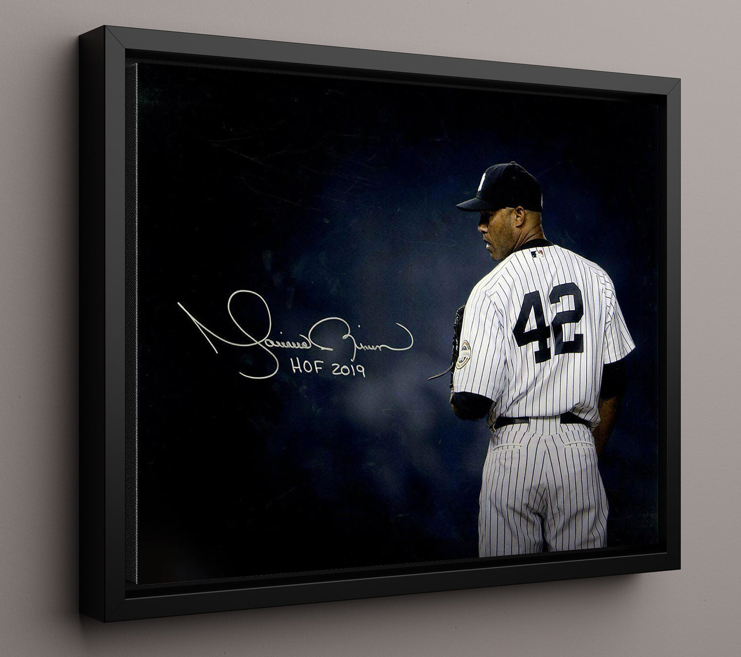 Mariano Rivera - Enter Sandman Stare Down 8x10 Framed Canvas baseball wall art