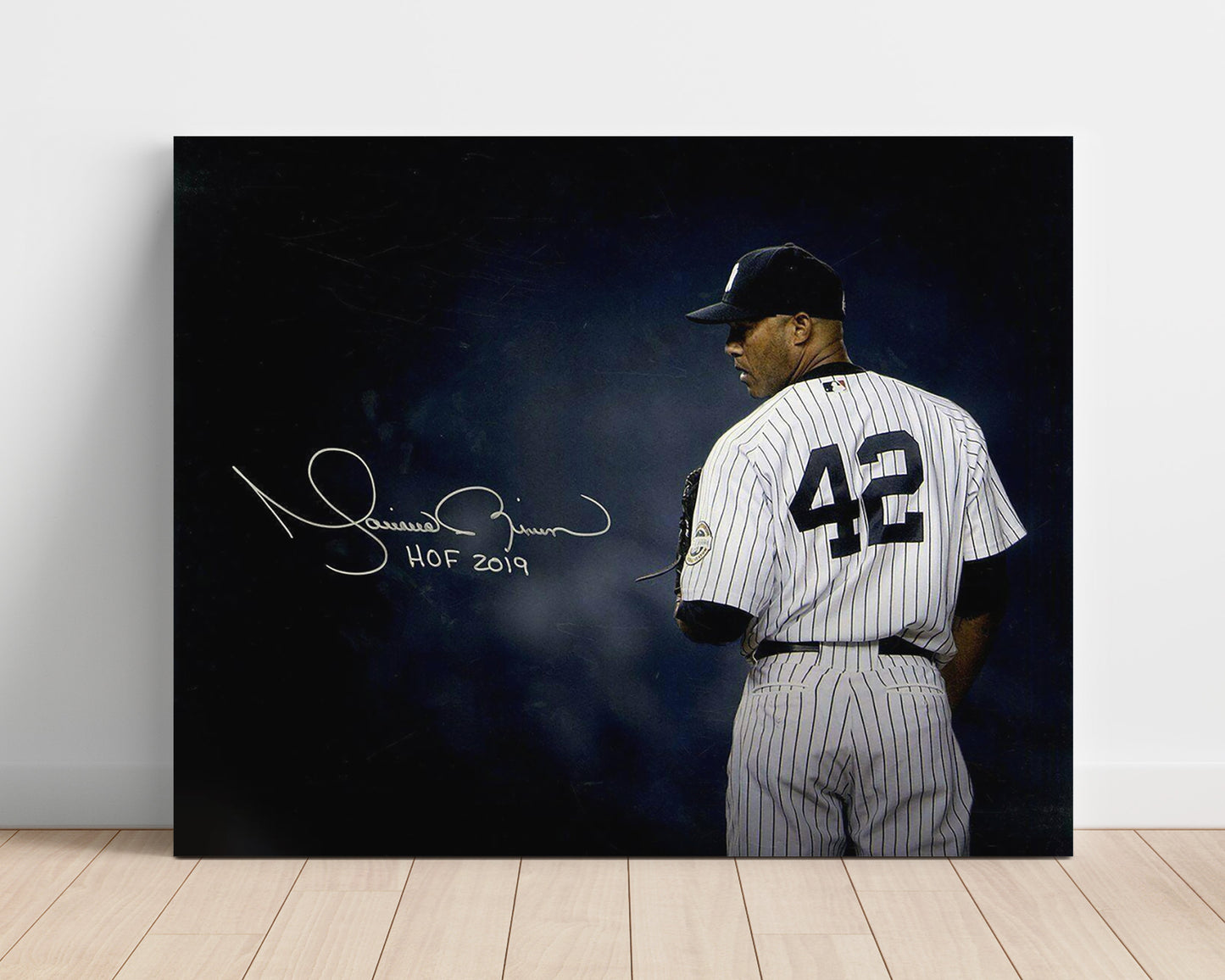 Mariano Rivera - Enter Sandman Stare Down Baseball Wall Art 16x20 Unframed Print wall art print – Baseball Wall Art decor