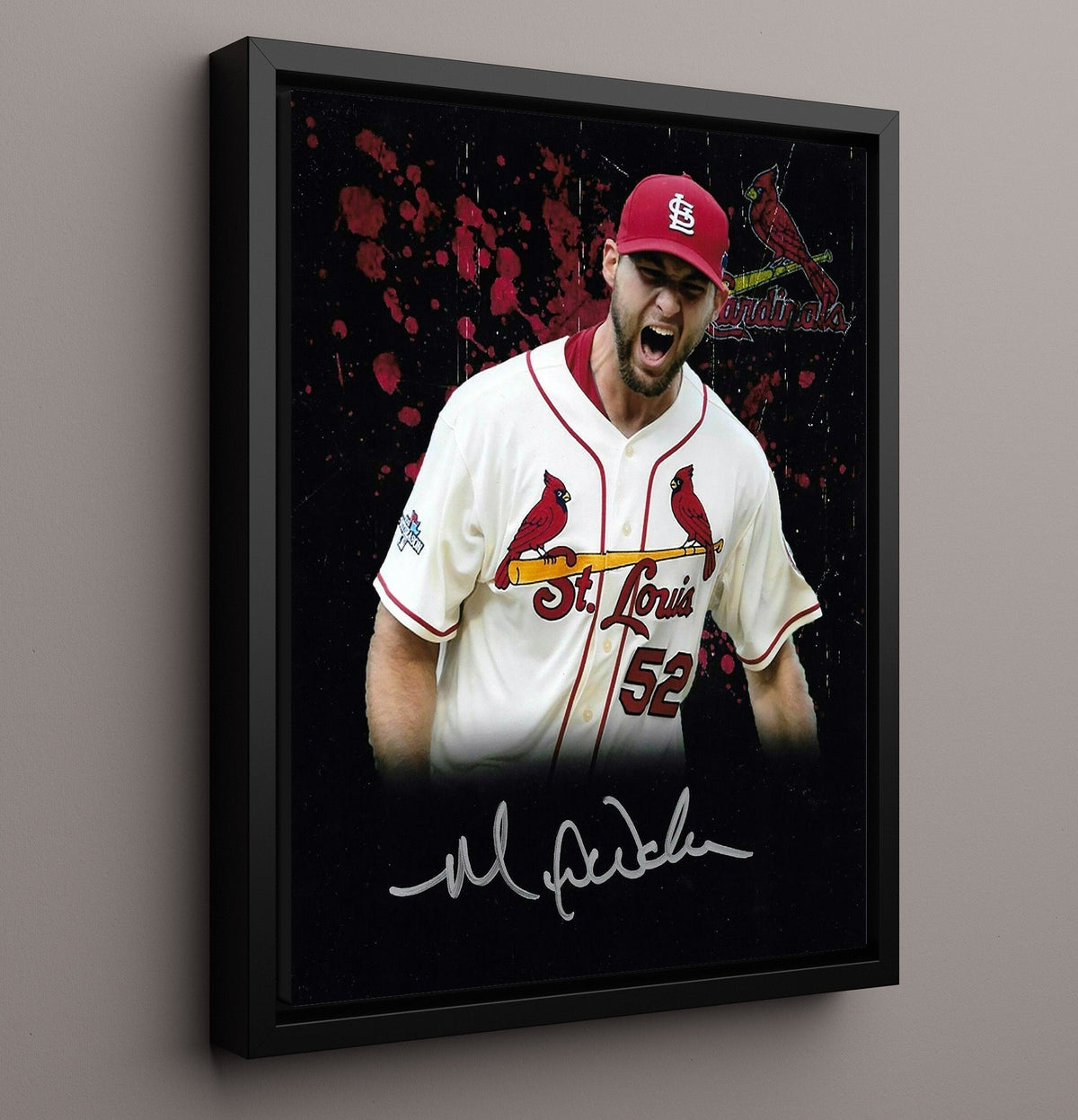 Michael Wacha - St Louis Pitching 8x10 Canvas baseball wall art