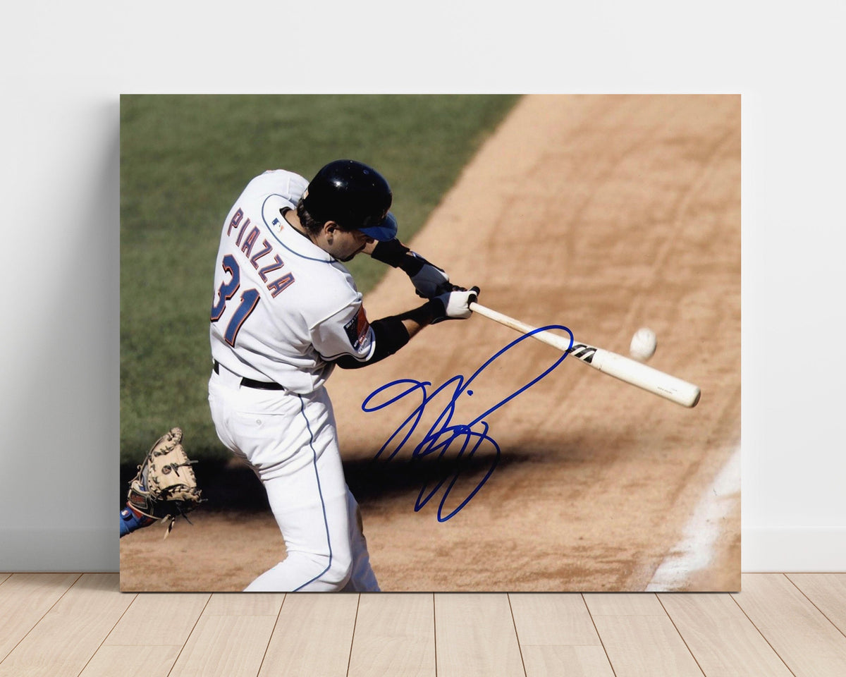 Mike Piazza – Contact at the Plate unframed baseball poster print