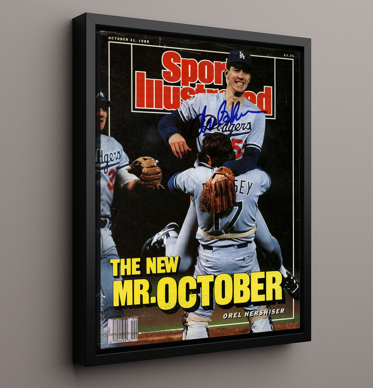 Orel Hershiser - Mr October Celebration SI Cover 1988 8x10 Framed Canvas baseball wall art