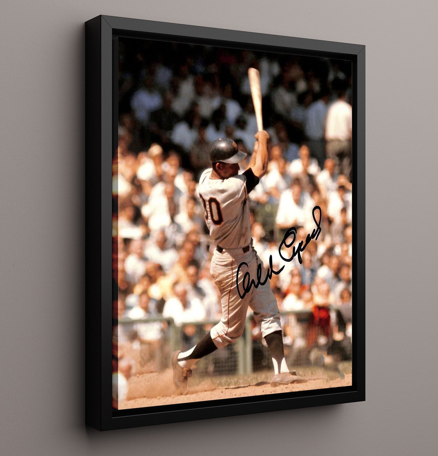 Orlando Cepeda - San Francisco Legend The Baby Bull 8x10 Framed Canvas baseball wall art