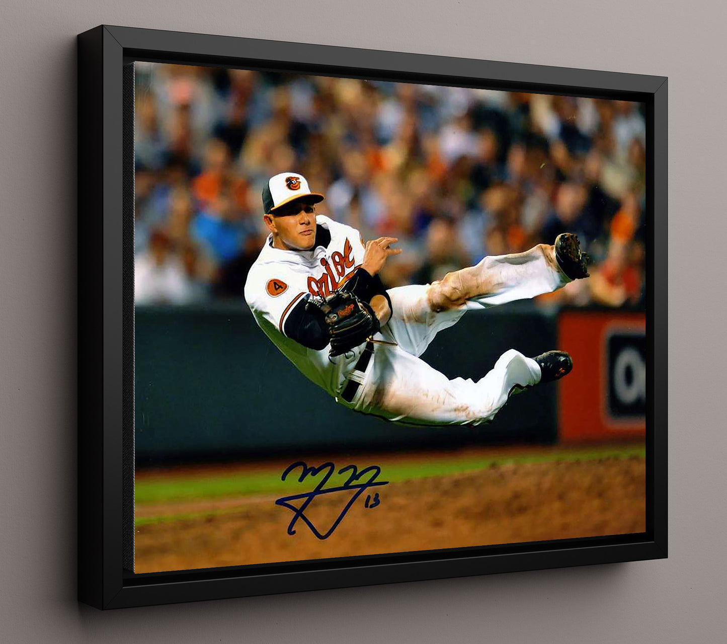 Padres - Action 8x10 Framed Canvas baseball wall art